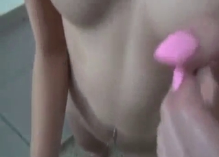 Skinny sister want to swallow my fresh semen