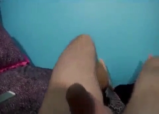 Younger sister knows how to suck a dick